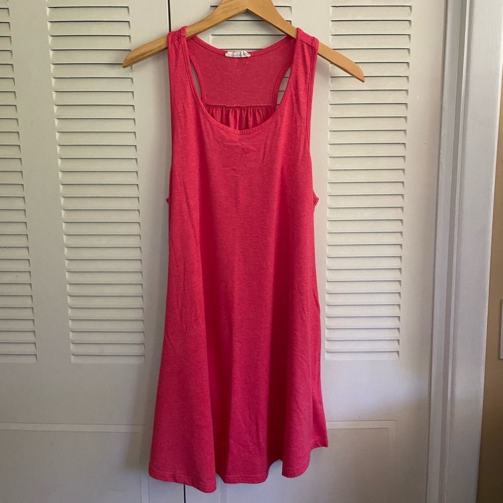 Pink Racerback Coverup with POCKETS!!!